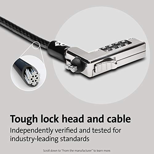 Kensington Slim NanoSaver Combination Laptop Lock - Security cable lock
