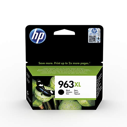 HP 963XL - 47.86 ml - High Yield - black - original - ink cartridge - for Officejet Pro 9010, 9012, 9013, 9014, 9015, 9016, 9018, 9019, 9020, 9022, 9023, 9025, 9028