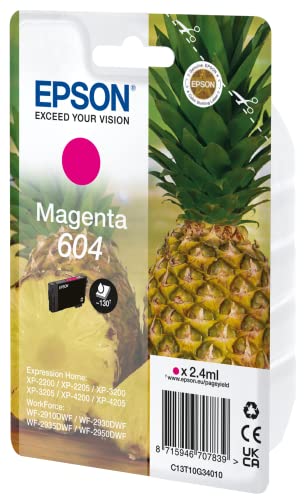 Epson C13T10G34010 604 Magenta Ink Cart