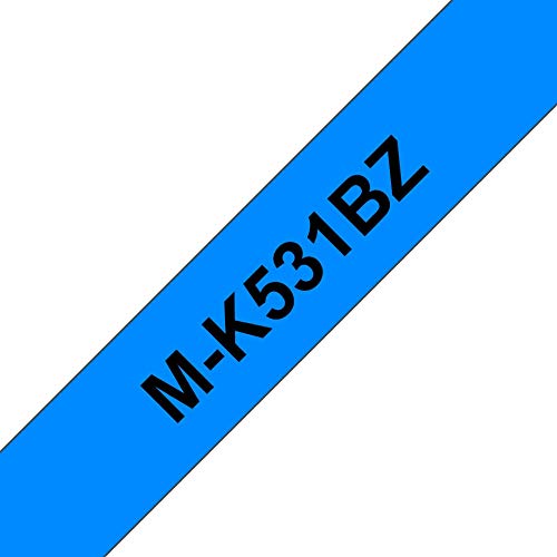 Brother M-K531BZ - Black on blue - Roll (1.2 cm x 8 m) 1 roll(s) non-laminated tape - for P-Touch PT-55, PT-65, PT-75, PT-85, PT-90, PT-BB4