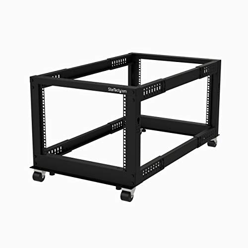8U 19In Open Frame Server Rack Adj Depth