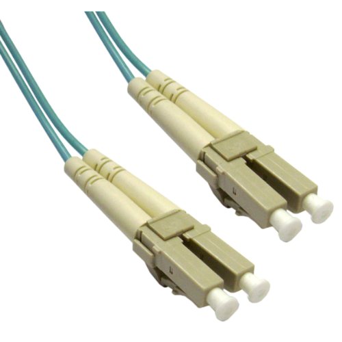 AddOn 3m LC OM4 Aqua Patch Cable - Patch cable - LC/PC multi-mode (M) to LC/PC multi-mode (M) - 3 m - fibre optic - duplex - 50 / 125 micron - OM4 - halogen-free - aqua