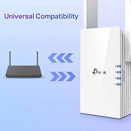 TP-Link RE505X - Wi-Fi range extender - GigE - Wi-Fi 6 - 2.4 GHz, 5 GHz