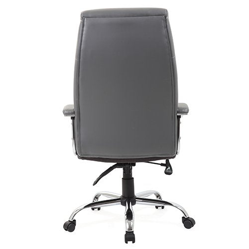 Penza Executive Chair Grey Leather EX000195