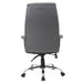 Penza Executive Chair Grey Leather EX000195