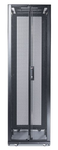 APC NetShelter SX Enclosure with Sides - Rack cabinet - black - 42U - 19"