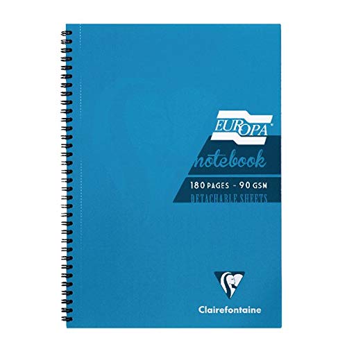 Best Value A5 Notebook, 180 Pages, Turquoise, Pack of 5