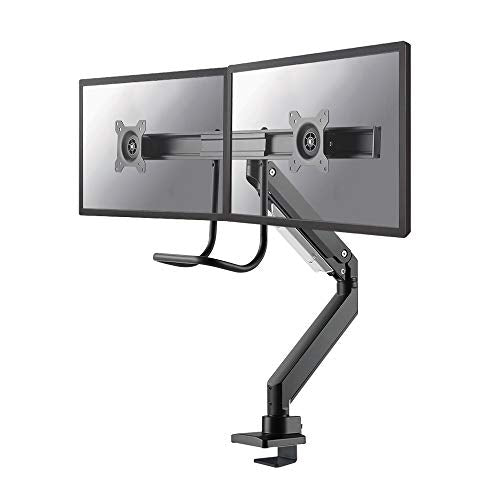 Neomounts by Newstar Select NM-D775DX - Mounting kit - for 2 LCD displays (full-motion) - black - screen size: 10"-32" - clamp mountable, grommet, desk-mountable