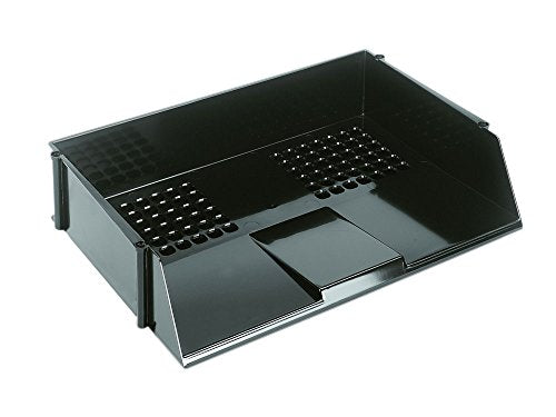 Best Value Deflecto Value Wide Entry Letter Tray - Black