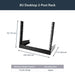 StarTech.com (RK8OD) 8U Open Frame Rack, Steel, 2 Post Free Standing Desktop Server Room Rack for Computer/AV/Media and IT Equipment
