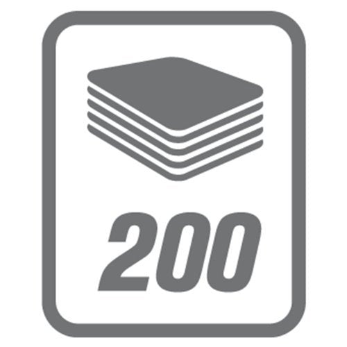 Best Value GBC VeloBind Binding Strips, 45 mm, 200 Pages, A4, Black, Pack of 25, 9741635