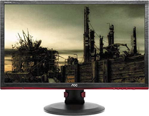 AOC Gaming G2460PF - LED monitor - 24" - 1920 x 1080 Full HD (1080p) @ 144 Hz - TN - 350 cd/m - 1000:1 - 1 ms - HDMI, DVI-D, VGA, DisplayPort - speakers - black - with Re-Spawned 3 Year Advance Replacement and Zero Dead Pixel Guarantee / 1 Year One-Time Accident Damage Exchange