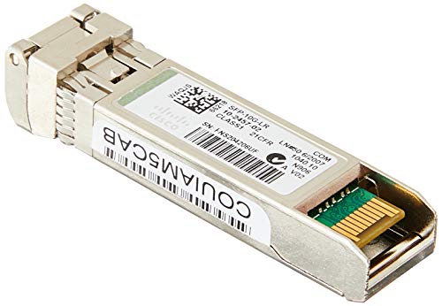 Cisco - SFP+ transceiver module - 10 GigE - 10GBase-LR - LC/PC single-mode - up to 10 km - 1310 nm - for Catalyst ESS9300, Switch Module 3012, Switch Module 3110, Nexus 5010, 93180, 9336, 9372