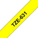 Brother TZe-631 - Standard adhesive - black on yellow - Roll (1.2 cm x 8 m) 1 roll(s) laminated tape - for Brother PT-D210, D600, H110, P-Touch PT-1005, 1880, E800, H110, P-Touch Cube Plus PT-P710
