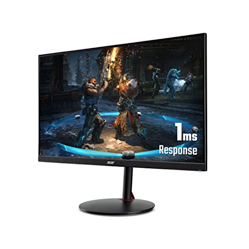 Acer XV252Q Zbmiiprx - XV2 Series - LED monitor - 24.5" - 1920 x 1080 Full HD (1080p) @ 360 Hz - IPS - 400 cd/m? - 1000:1 - DisplayHDR 400 - 0.5 ms - 2xHDMI, DisplayPort - speakers - black