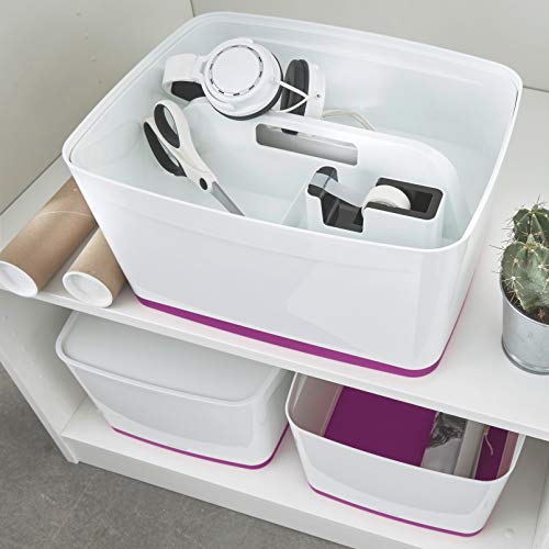Leitz Mybox Large With Lid Wow White Purple Dd