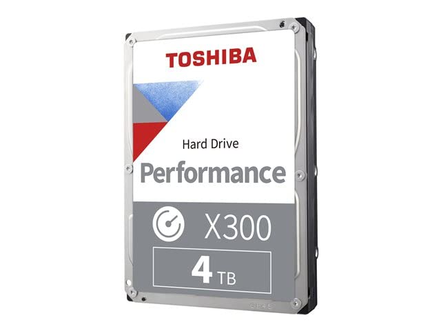 Toshiba X300 Performance - Hard drive - 4 TB - internal - 3.5" - SATA 6Gb/s - 7200 rpm - buffer: 256 MB