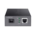 TP-Link TL-FC311A-2 - V1 - fibre media converter - GigE - 1000Base-T, WDM, 1000Base-SC - RJ-45 / SC single-mode - up to 2 km - 1310 (TX) / 1550 (RX) nm