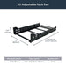 Startech 3U Fixed 19 inch Adjustable Depth Universal Server Rack Rails