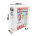 Elba Panorama Presentation Lever Arch File A4+ 70Mm White