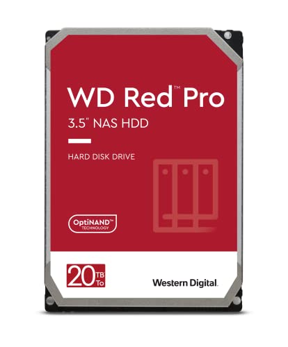 WD Red Pro NAS Hard Drive WD201KFGX - Hard drive - 20 TB - internal - 3.5" - SATA 6Gb/s - 7200 rpm - buffer: 512 MB