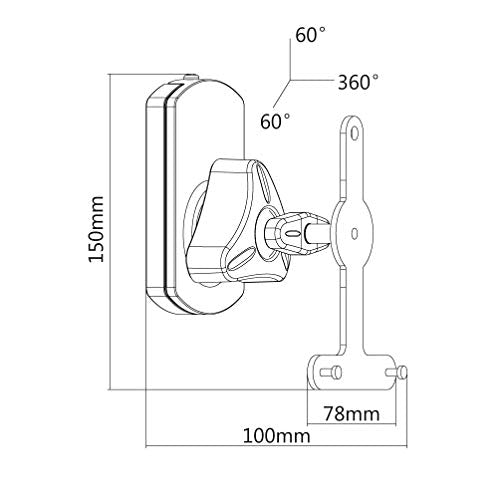 NewStar NeoMounts Sonos Play 1 & Play 3 speaker wall mount - White - Wall mount for speaker(s) - white - for Sonos PLAY:1, PLAY:3