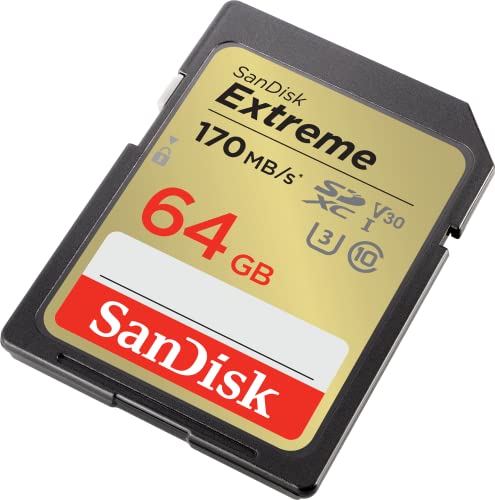 Extreme 64GB SDXC 170MB/s UHS-I C10 U3