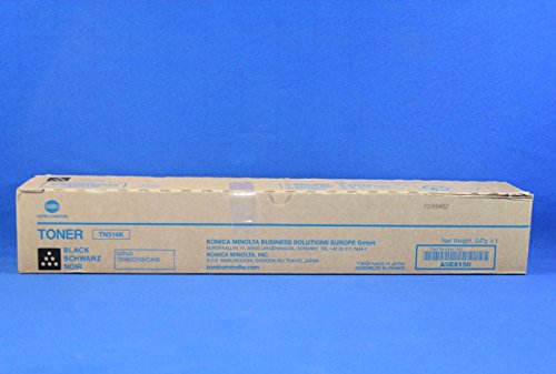 Best Value Konica Minolta tn-514K 28000pages Black Toner and Laser Toner (Black, Konica Minolta, Konica Minolta Bizhub C458, C558C658, tn-514K, One Piece (S), 28000Pages)