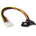 StarTech 12in LP4 to 2x Latching SATA Power Y Cab