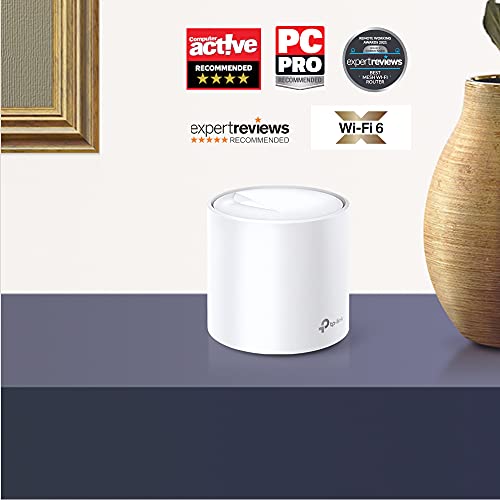 TP-Link Deco X20 - Wi-Fi system (router) - mesh - GigE - 802.11a/b/g/n/ac/ax - Dual Band