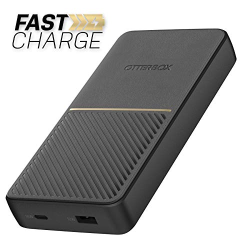 OtterBox - Power bank - 20000 mAh - 18 Watt - 3 A - PD 3.0, QC 3.0 - 2 output connectors (USB, USB-C) - on cable: USB, USB-C