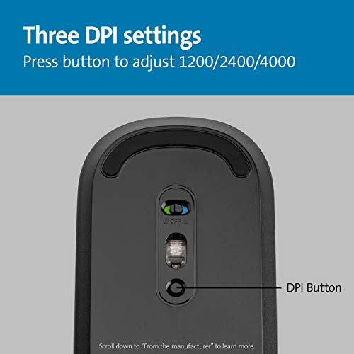 Kensington Suretrack Dual Wireless Mouse Black Dd