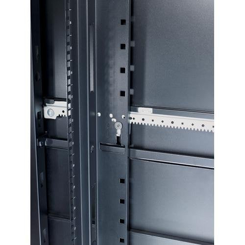 NetShelter SX 42U, 23" EIA Mounting Rails for 750-mm Wide Enclosures, Square Holes Qty 4