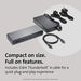 Kensington SD5700T Thunderbolt 4 Dual 4K Docking Station with 90W Power Delivery - Docking station - Thunderbolt 4 - 4 x Thunderbolt - GigE - Europe
