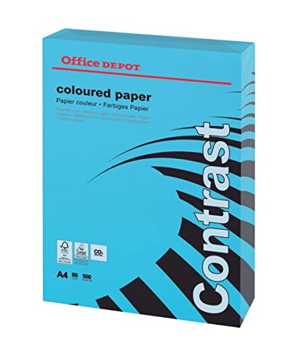 Office Depot Coloured Paper A4 80gsm Intense Red 500 Sheets