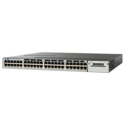 Cisco Catalyst 3750X-48PF-S - Switch - Managed - 48 x 10/100/1000 (PoE+) - rack-mountable - PoE+ - refurbished