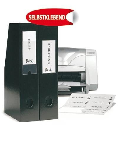 Best Value 3L 10311 Label Holders Polypropylene Self-adhesive with Printable Insert Cards 25x75mm Ref 10311 [Pack of 48]