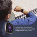 Fitbit Versa 3 - Soft gold aluminium - smart watch with band - silicone - midnight - band size: S/L - Wi-Fi, NFC, Bluetooth