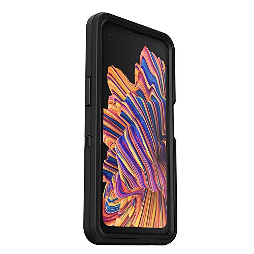OtterBox Defender Series Galaxy XCover Pro - Back cover for mobile phone - rugged - polycarbonate, synthetic rubber - black - for Samsung Galaxy Xcover Pro