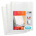 Best Value Elba A4 Expanding Punched Pockets, Glass Clear, 120 Micron, Pack of 10