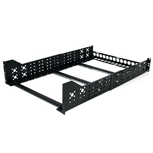 Startech 3U Fixed 19 inch Adjustable Depth Universal Server Rack Rails