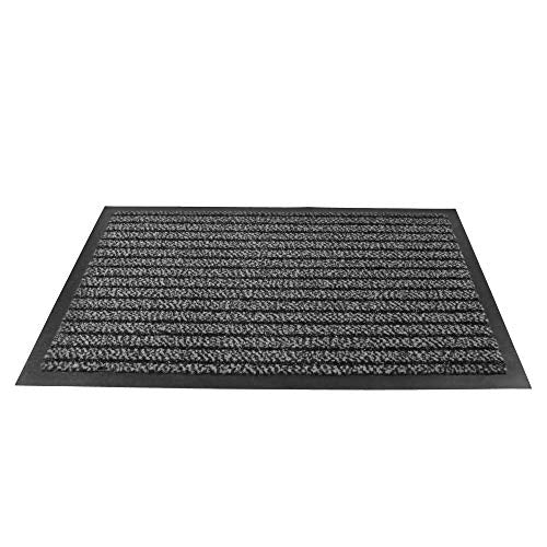 Doortex Ultimat Dirt Trapping Mat for Indoor Use 70% Micro 30% Polypropylene Fibres Rubber Vinyl Backing 120 x 180cm Grey FC4120180ULTGR