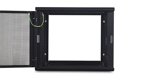 APC NetShelter WX AR109 - Cabinet - wall mountable - black - 9U - 19" - for P/N: ACF600, AR8213, NBWL0355A, NBWL0356A