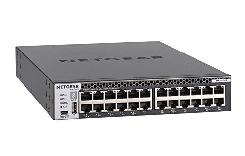 NETGEAR M4300-48X - Switch - L3 - Managed - 48 x 10 Gigabit Ethernet + 4 x shared 10 Gigabit SFP+ - front to back airflow - rack-mountable