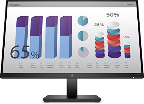 HP P24q G4 - P-Series - LED monitor - 23.8" - 2560 x 1440 QHD @ 60 Hz - IPS - 250 cd/mï¿½ - 1000:1 - 5 ms - HDMI, VGA - black