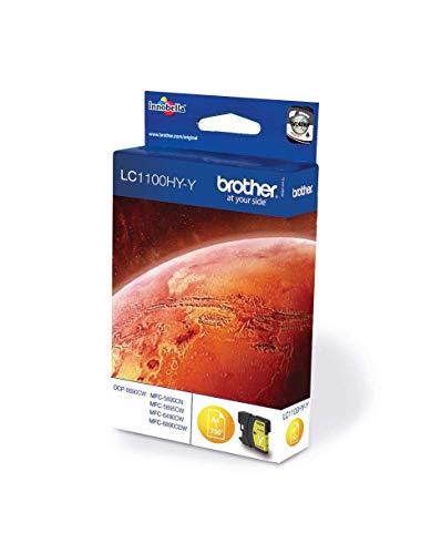 Brother LC1100HYYBP - High capacity - yellow - original - blister - ink cartridge - for Brother DCP-6690CW, MFC-5890CN, MFC-6490CW