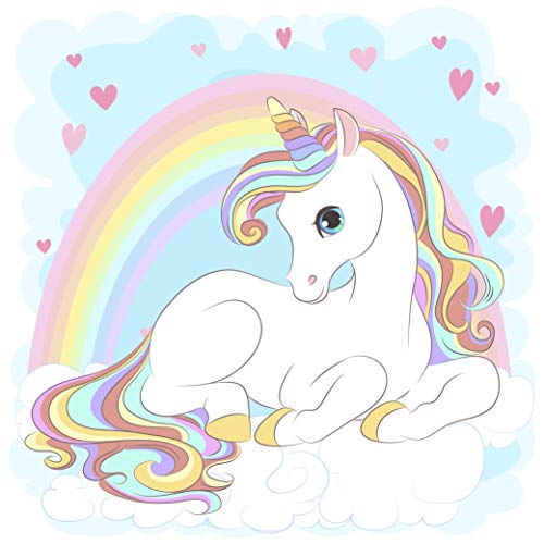 Crystal Art Unicorn Rainbow 16 x 16cm Frameable Kit CAFBL-4