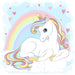 Crystal Art Unicorn Rainbow 16 x 16cm Frameable Kit CAFBL-4