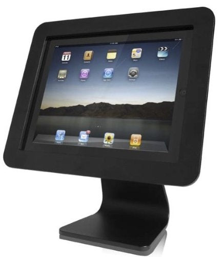 Compulocks Executive 360 iPad 9.7" Counter Top POS Kiosk Tablet Stand - Stand - for tablet - aluminium - black - for Apple 9.7-inch iPad, 9.7-inch iPad Pro, iPad, iPad 2, iPad Air 2, iPad with Retina display