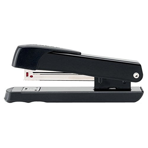 Best Value Rexel 2100019 Meteor Half Strip Stapler, 20 Sheet Capacity, Metal Body, Black
